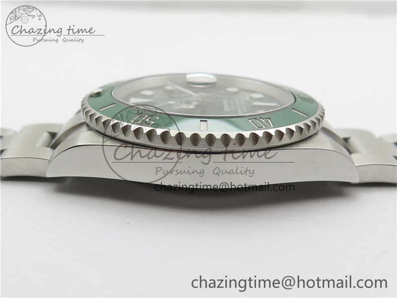 Submariner 116610 LV Green Ceramic Noob 1:1 Best Edition 904L SS Case and Bracelet A2836 V11