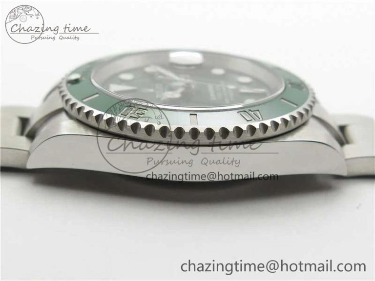Submariner 116610 LV Green Ceramic Noob 1:1 Best Edition 904L SS Case and Bracelet SA3135 V11