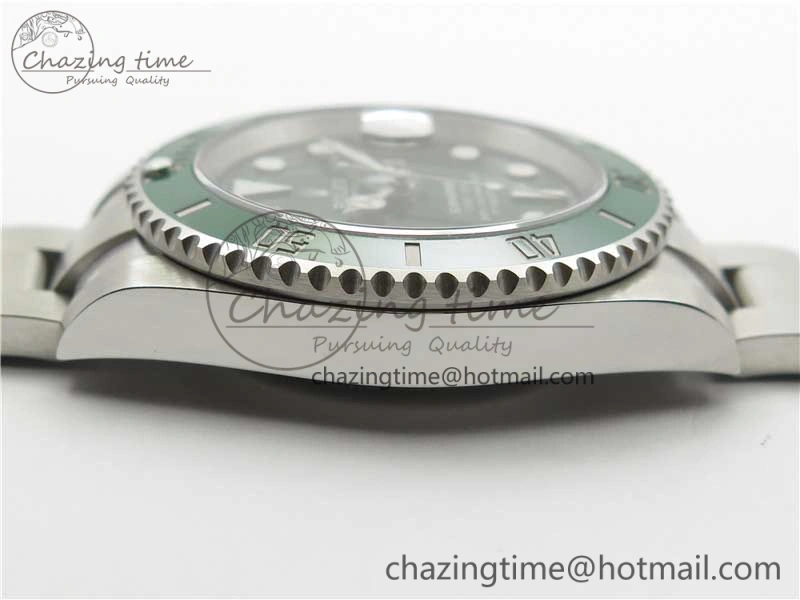 Submariner 116610 LV Green Ceramic Noob 1:1 Best Edition 904L SS Case and Bracelet SA3135 V11