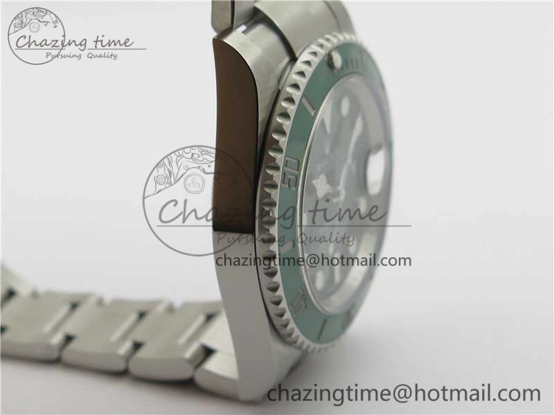 Submariner 116610 LV Green Ceramic Noob 1:1 Best Edition 904L SS Case and Bracelet SA3135 V11