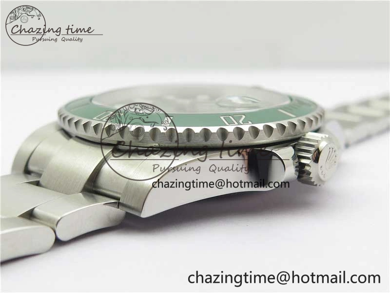 Submariner 116610 LV Green Ceramic Noob 1:1 Best Edition 904L SS Case and Bracelet VR3135 V12