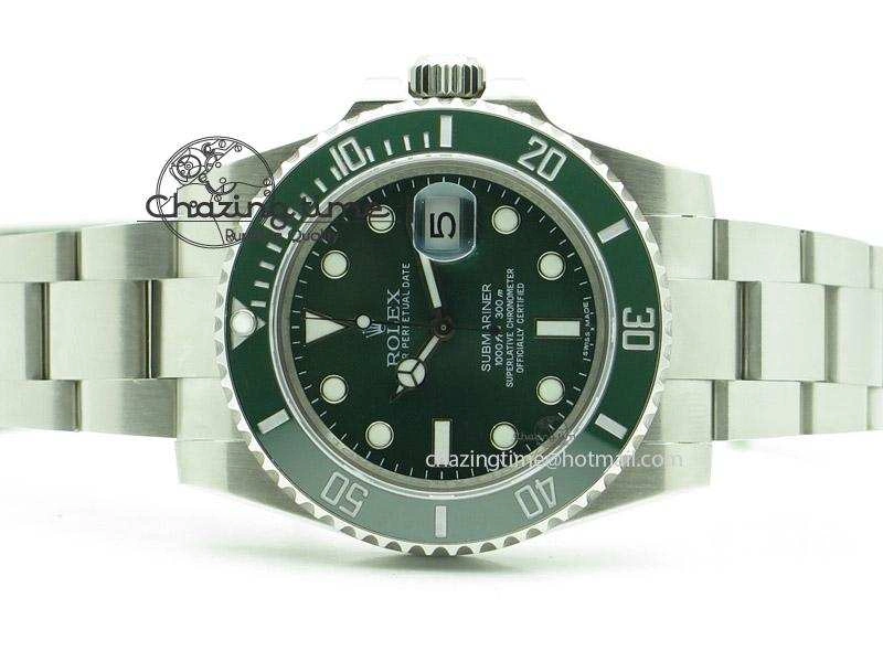 Submariner 116610 LV Green Ceramic V5 Noob Best Edition A2836