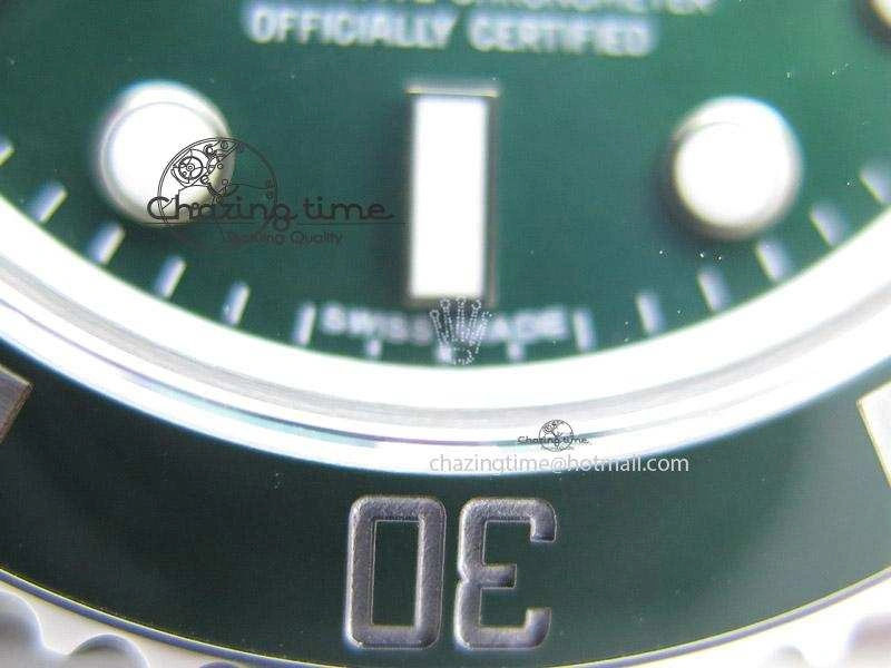 Submariner 116610 LV Green Ceramic V5 Noob Best Edition A2836