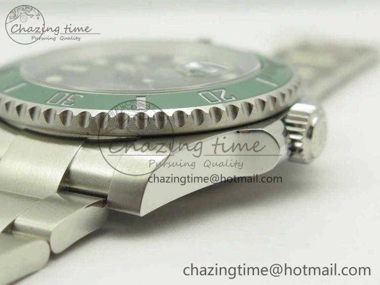 Submariner 116610 LV Green Ceramic V9F 904L 1:1 Best Edition on SS Bracelet SA3135