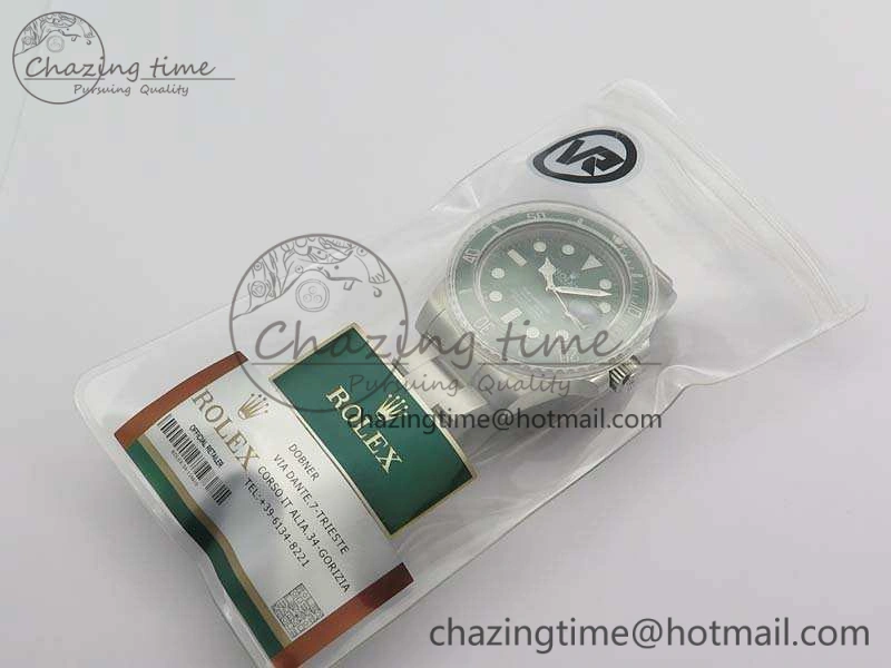 Submariner 116610 LV Green Ceramic VRF 1:1 Best Edition on SS Bracelet A2836 MAX Version
