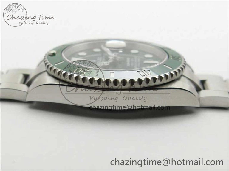 Submariner 116610 LV Green Ceramic ZF 1:1 Best Edition 904L SS Case and Bracelet VR3135