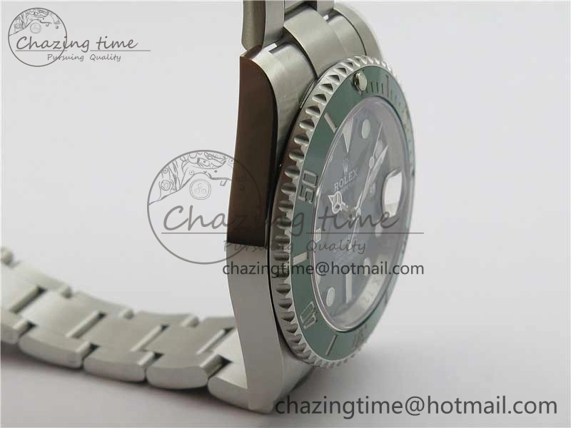 Submariner 116610 LV Green Ceramic ZF 1:1 Best Edition 904L SS Case and Bracelet VR3135