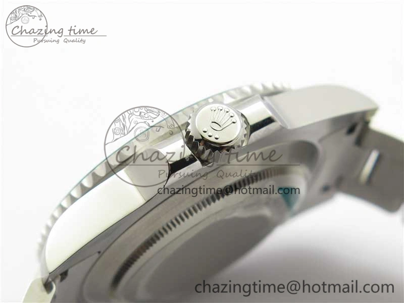 Submariner 116610 LV Green Ceramic ZZF 904L 1:1 Best Edition on SS Bracelet A2836 V2s