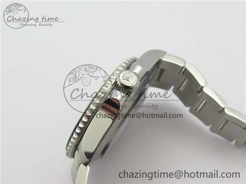 Submariner 116610 LV Green Ceramic ZZF 904L 1:1 Best Edition on SS Bracelet SA3135 V2