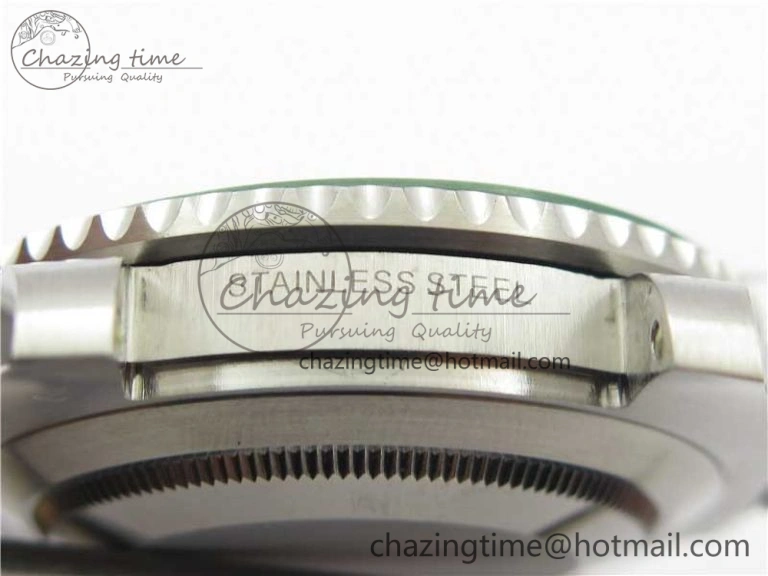Submariner 116610 LV Green Ceramic ZZF 904L 1:1 Best Edition on SS Bracelet SA3135 V2