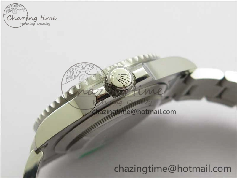 Submariner 116610 LV Green Ceramic ZZF 904L 1:1 Best Edition on SS Bracelet VR3135 V3