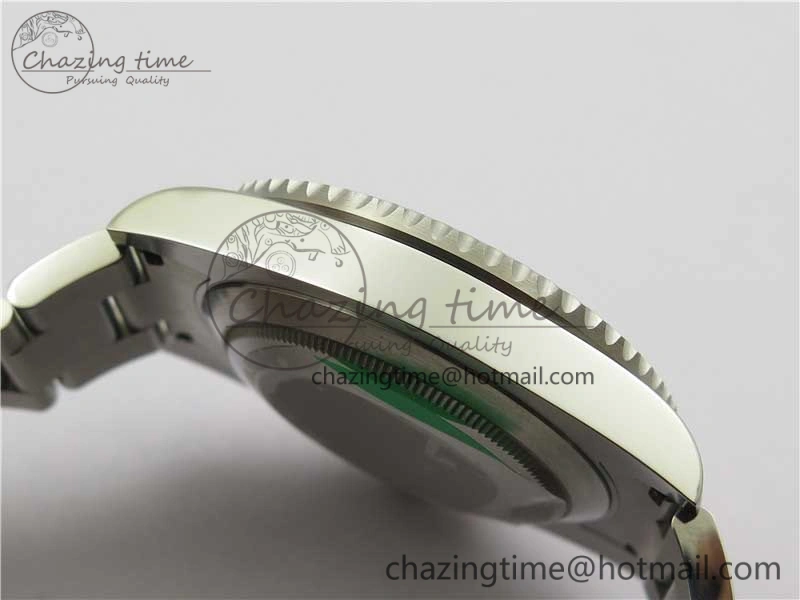Submariner 116610 LV Green Ceramic ZZF 904L 1:1 Best Edition on SS Bracelet VR3135 V3