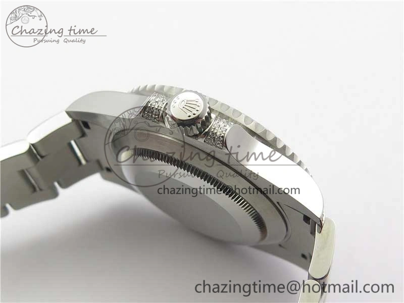 Submariner 116610 LV Green Diamonds Bezel Noob 1:1 Best Edition 904L SS Case and Bracelet SA3135 V9