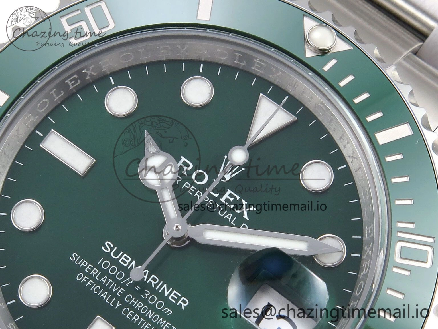 Submariner 116610 LV HGF 1:1 Best Edition Green Dial on SS Bracelet SH3135 V2