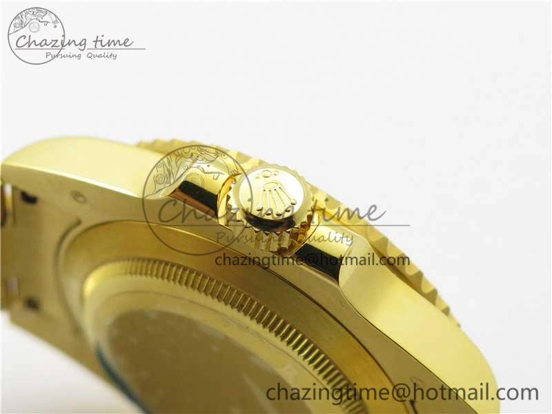 Submariner 116610 LV ROF Best Edition YG Wrapped Green Dial on YG Wrapped Bracelet A2836