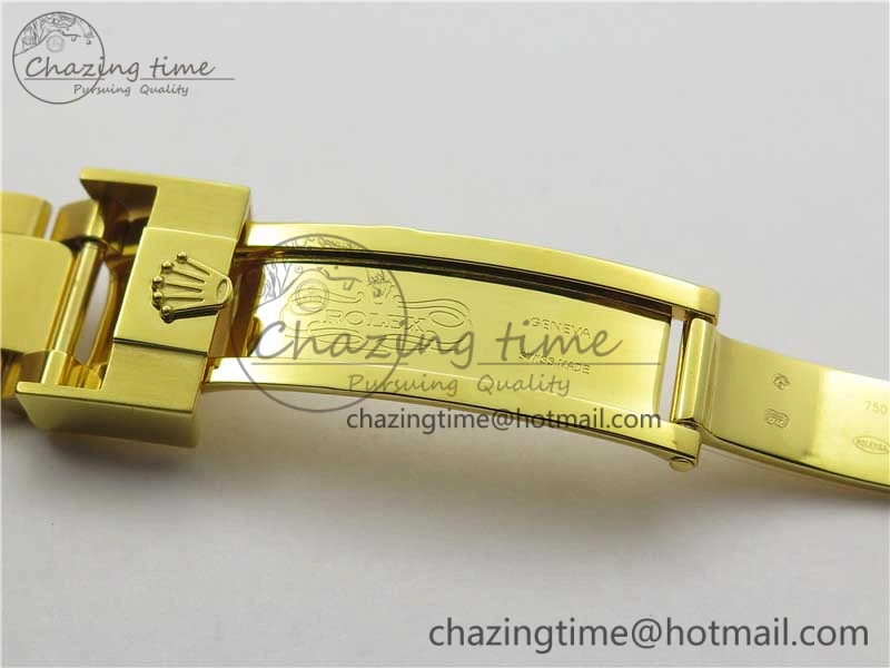Submariner 116610 LV ROF Best Edition YG Wrapped Green Dial on YG Wrapped Bracelet A2836