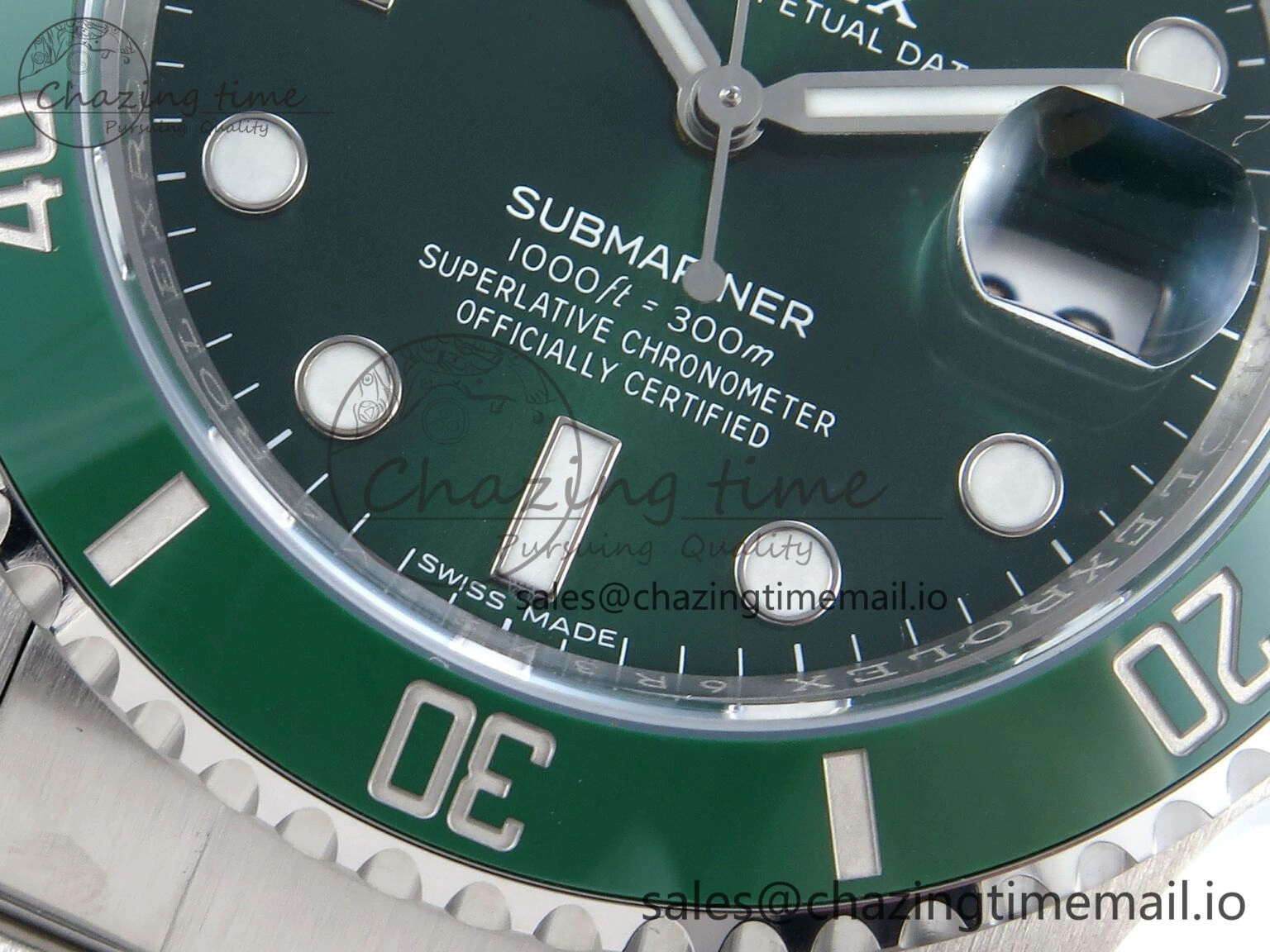 Submariner 116610 LV SS ARF 1:1 Best Edition Steel Green Dial 904L SS Oyster Bracelet SH3135