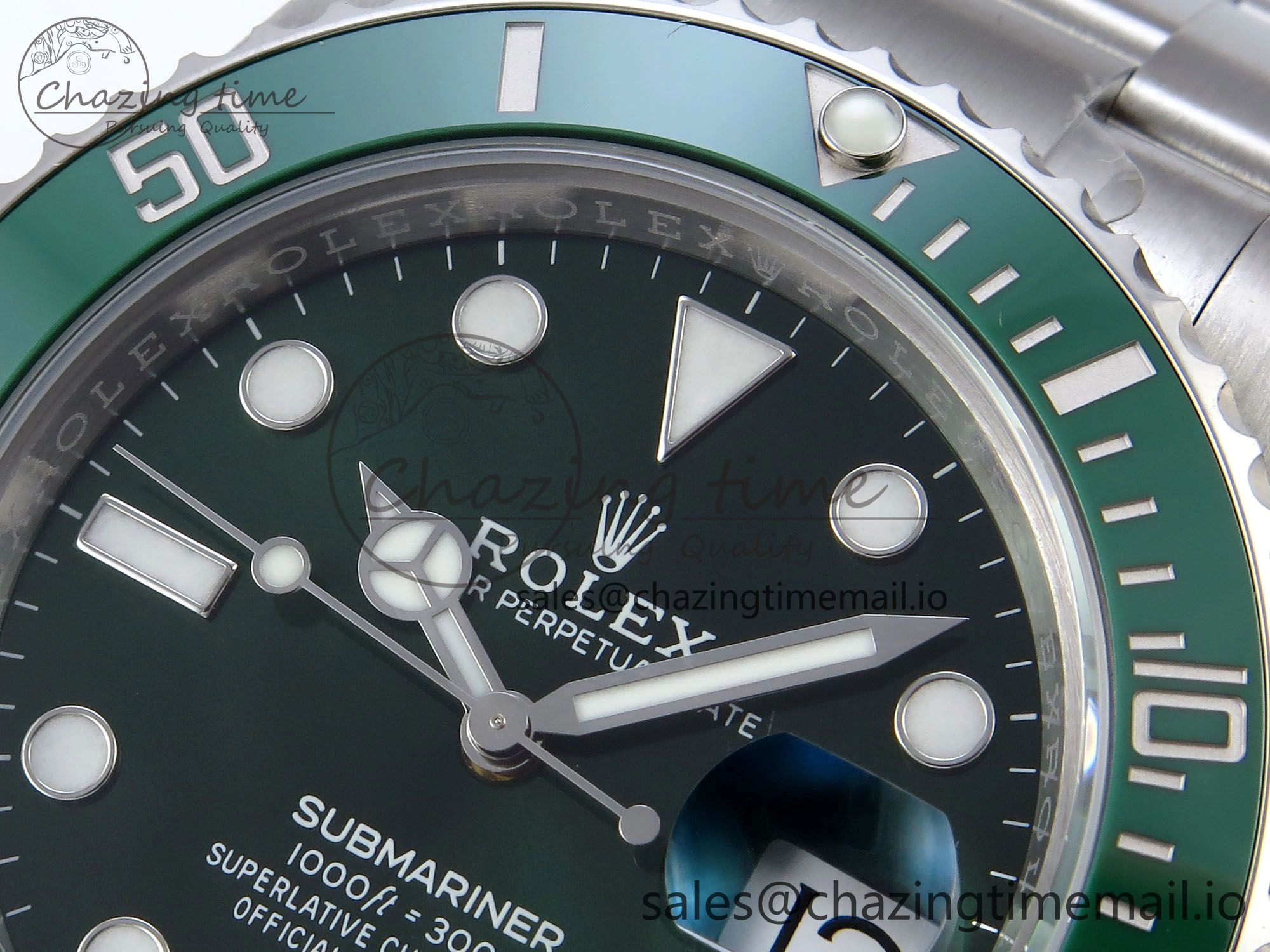Submariner 116610 LV VSF 1:1 Best Edition Green Dial on SS Bracelet VS3135