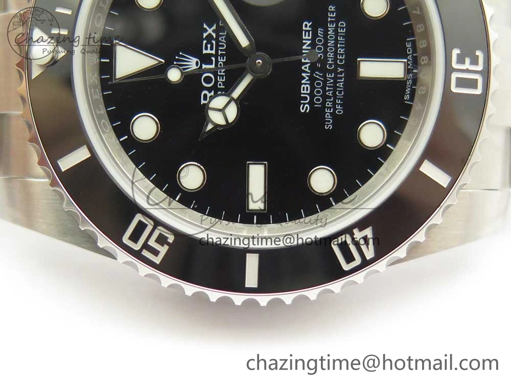 Submariner 116610LN Black Ceramic 904L Nail Maker 1:1 Best Edition on SS Bracelet A3135