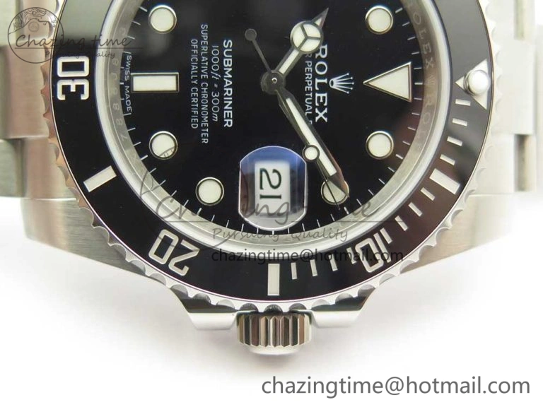 Submariner 116610LN Black Ceramic 904L Nail Maker 1:1 Best Edition on SS Bracelet A3135