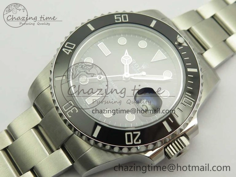 Submariner 116610LN Black Ceramic 904L Nail Maker 1:1 Best Edition on SS Bracelet A3135