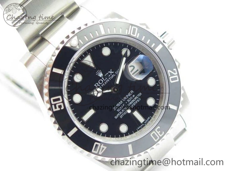 Submariner 116610LN Black Ceramic VRF 1:1 Best Edition On SS Bracelet A2836