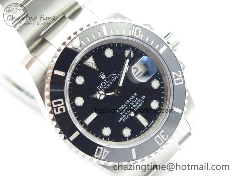 Submariner 116610LN Black Ceramic VRF 1:1 Best Edition On SS Bracelet A2836