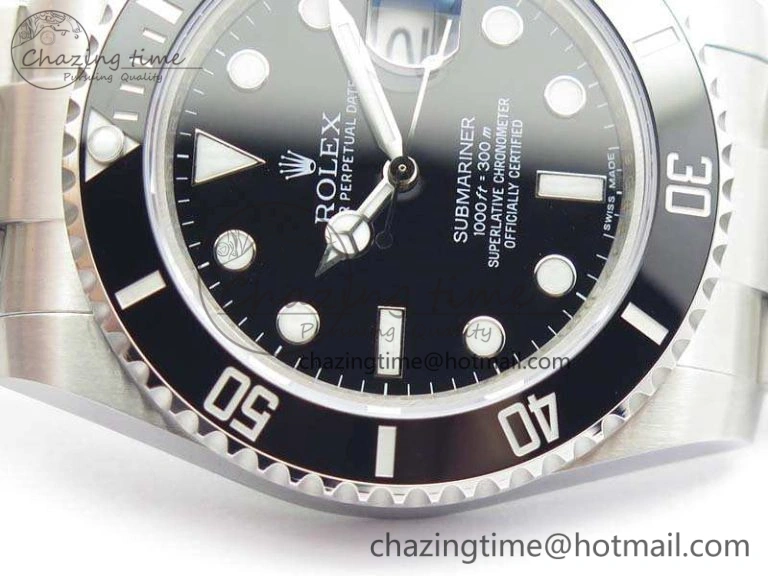 Submariner 116610LN Black Ceramic VRF 1:1 Best Edition On SS Bracelet A2836