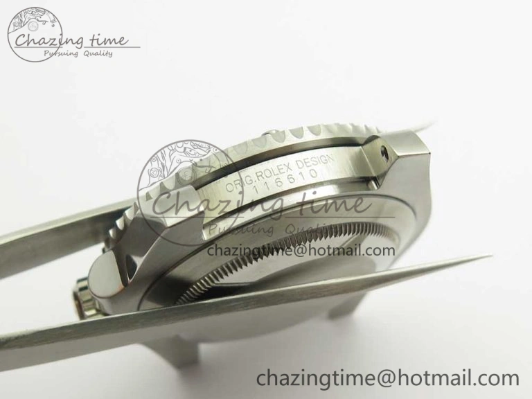 Submariner 116610LV Green Ceramic 904L Nail Marker 1:1 Best Edition on SS Bracelet A3135