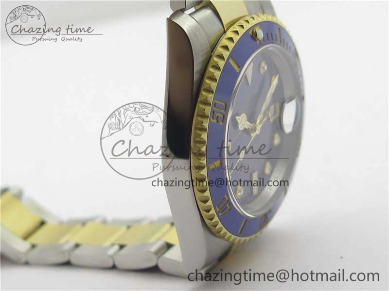 Submariner 116613 LB Blue Ceramic 316L Bp Maker 1:1 Best Edition Blue Dial Diam on SS  YG Bracelet SA3135 V2