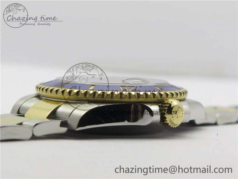 Submariner 116613 LB Blue Ceramic 316L Bp Maker 1:1 Best Edition Blue Dial Diam on SS  YG Bracelet SA3135 V2