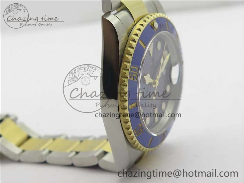 Submariner 116613 LB Blue Ceramic 316L Bp Maker 1:1 Best Edition Blue Dial on SS  YG Bracelet SA3135 V2