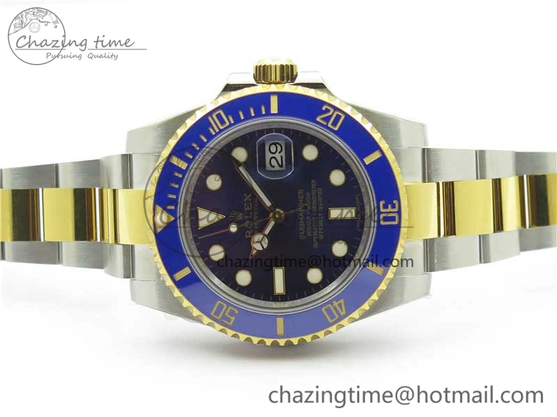 Submariner 116613 LB Blue Ceramic 316L Steel Noob 1:1 Best Edition A2836 V10.5