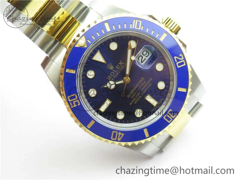 Submariner 116613 LB Blue Ceramic 316L Steel Noob 1:1 Best Edition A2836 V10.5