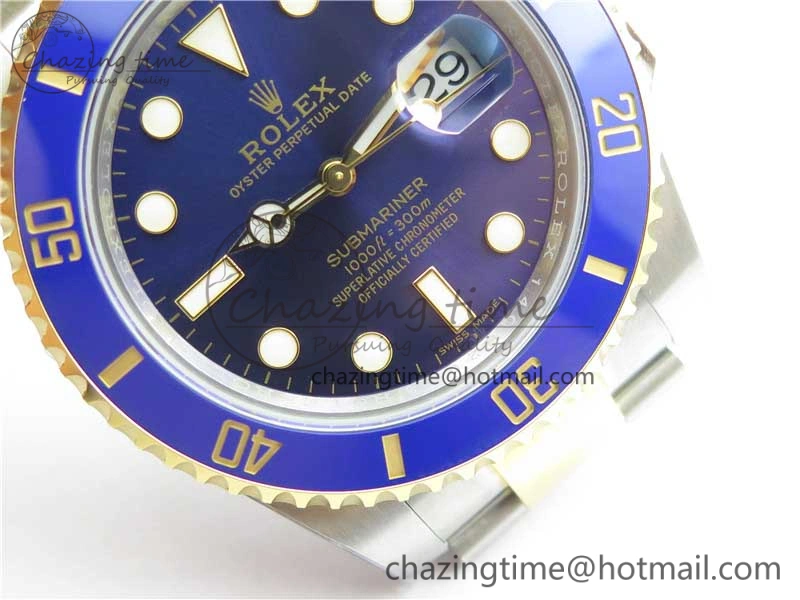 Submariner 116613 LB Blue Ceramic 316L Steel Noob 1:1 Best Edition A2836 V10.5