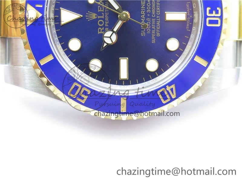 Submariner 116613 LB Blue Ceramic 316L Steel Noob 1:1 Best Edition A2836 V10.5