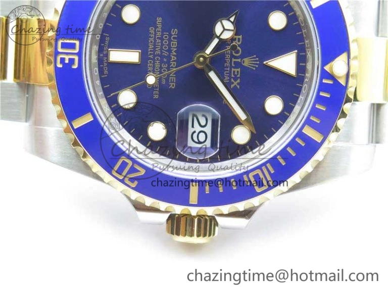 Submariner 116613 LB Blue Ceramic 316L Steel Noob 1:1 Best Edition A2836 V10.5