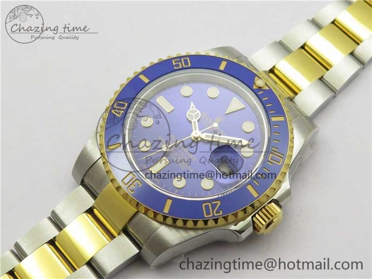 Submariner 116613 LB Blue Ceramic 316L Steel Noob 1:1 Best Edition A2836 V10.5