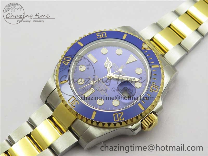 Submariner 116613 LB Blue Ceramic 316L Steel Noob 1:1 Best Edition A2836 V10.5
