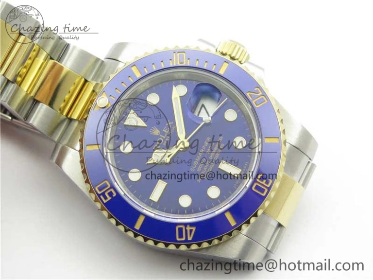 Submariner 116613 LB Blue Ceramic ARF 1:1 Best Edition 904L SS Case and Bracelet A2824 V3