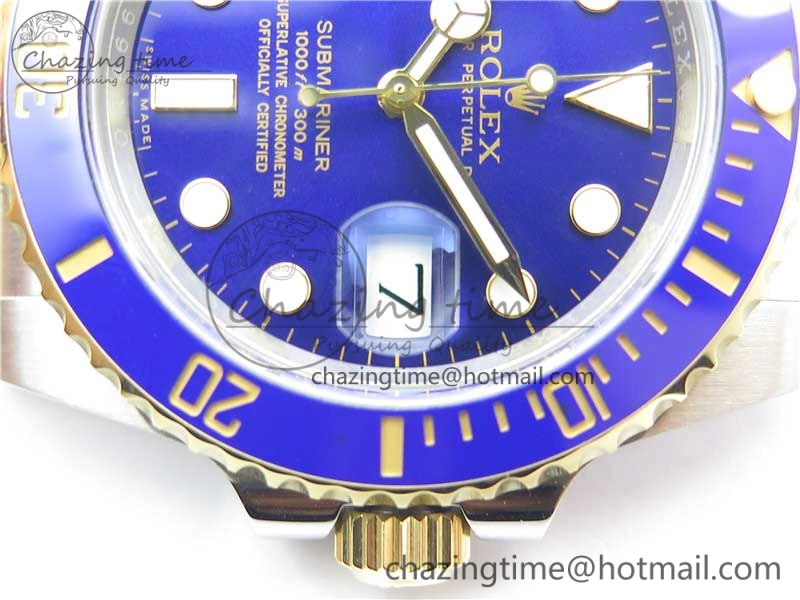 Submariner 116613 LB Blue Ceramic ARF 1:1 Best Edition 904L SS Case and Bracelet A2824 V3