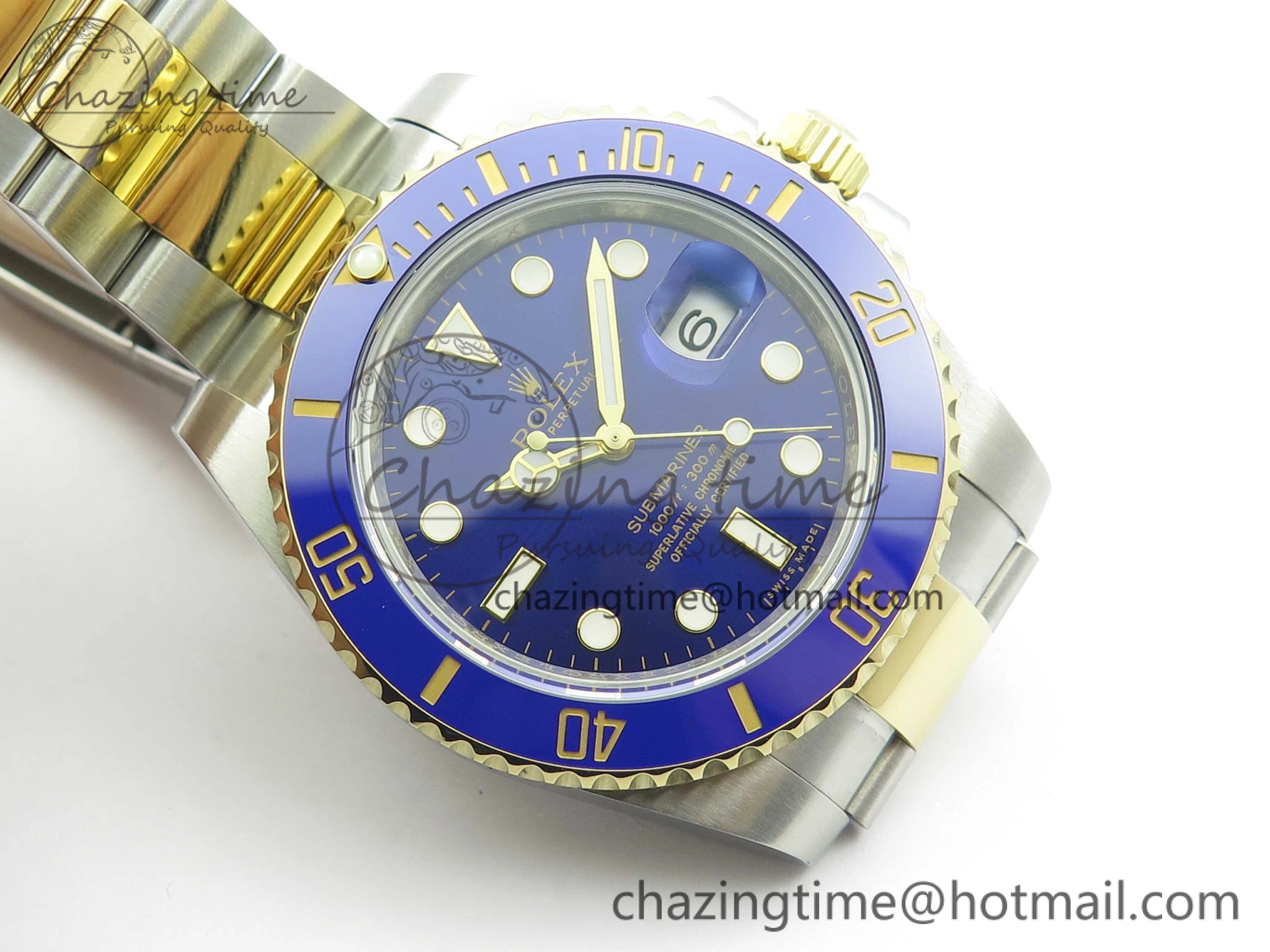 Submariner 116613 LB Blue Ceramic ARF 1:1 Best Edition 904L SS Case and Bracelet SH3135 V3