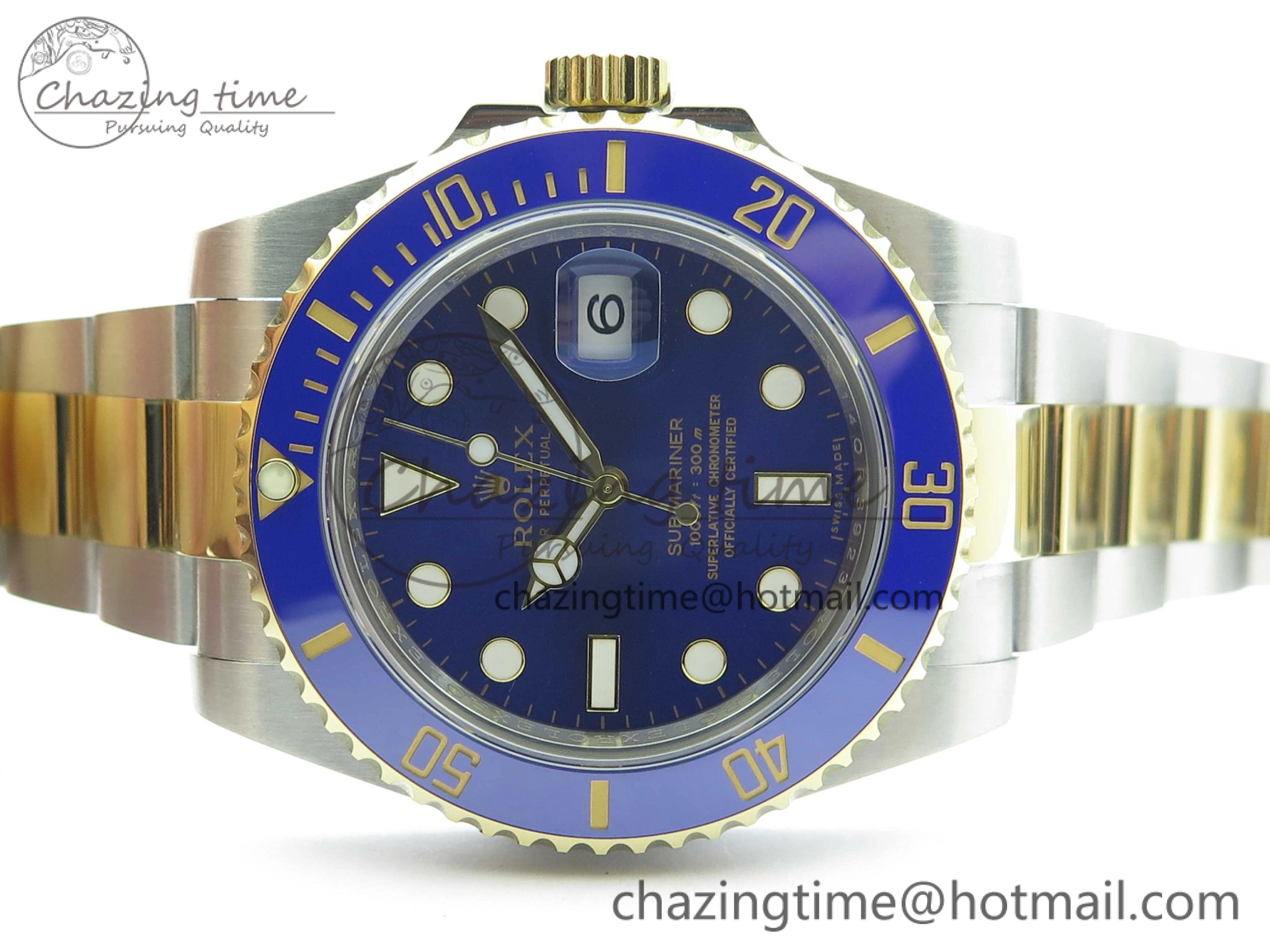 Submariner 116613 LB Blue Ceramic ARF 1:1 Best Edition 904L SS Case and Bracelet SH3135 V3