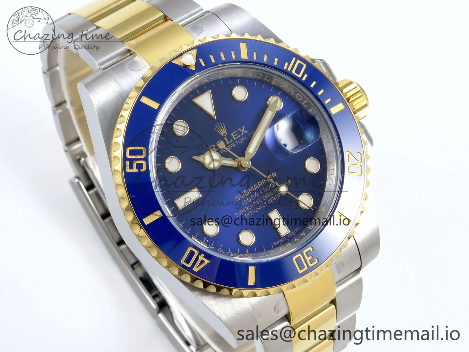 Submariner 116613 LB Blue Ceramic ARF 1:1 Best Edition 904L SS Case and Bracelet SH3135