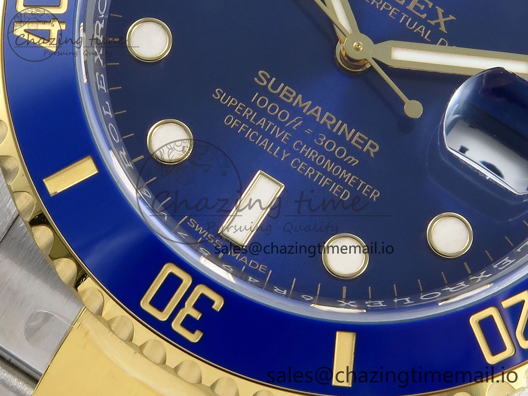 Submariner 116613 LB Blue Ceramic ARF 1:1 Best Edition 904L SS Case and Bracelet SH3135