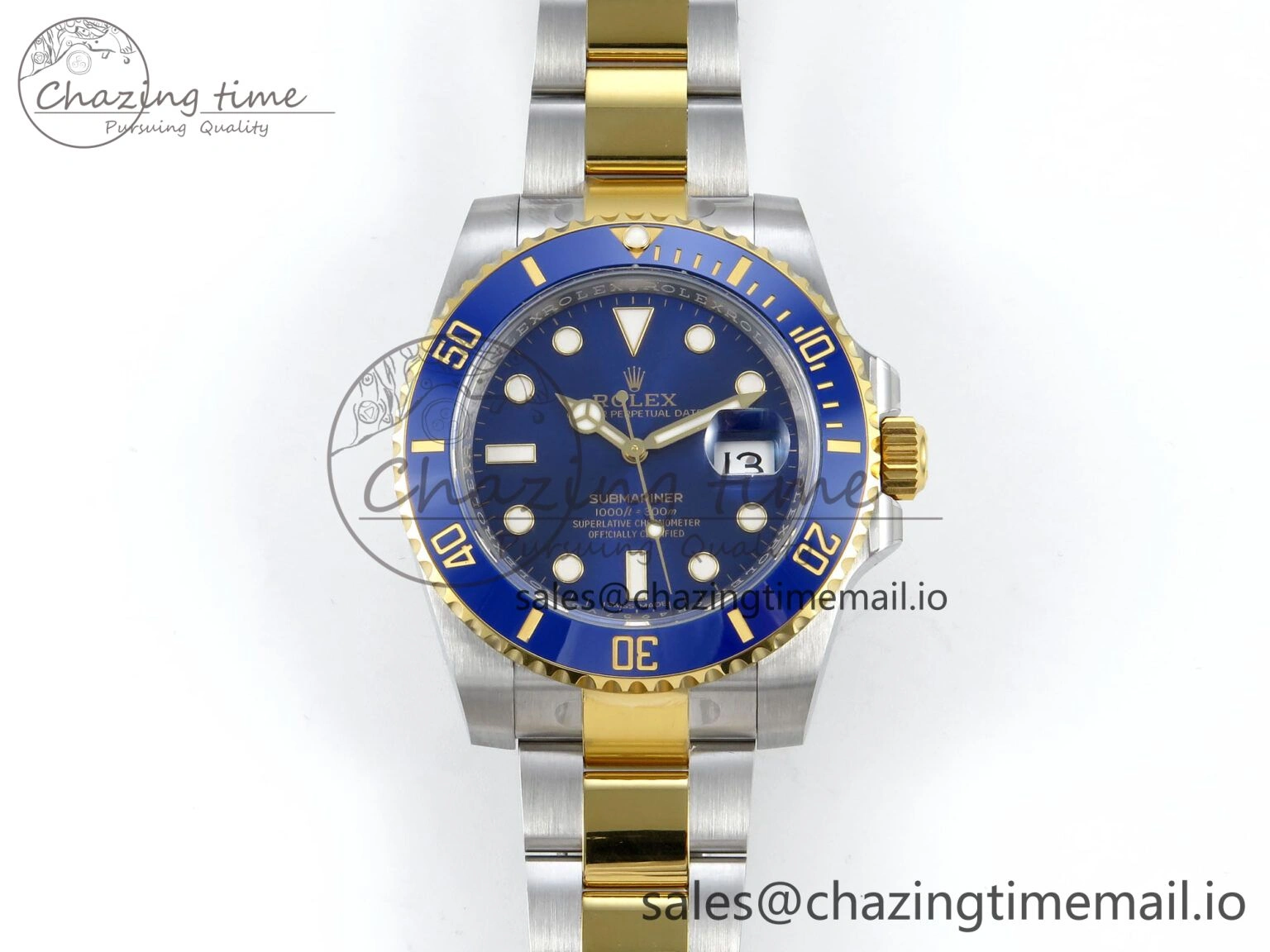 Submariner 116613 LB Blue Ceramic ARF 1:1 Best Edition 904L SS Case and Bracelet SH3135