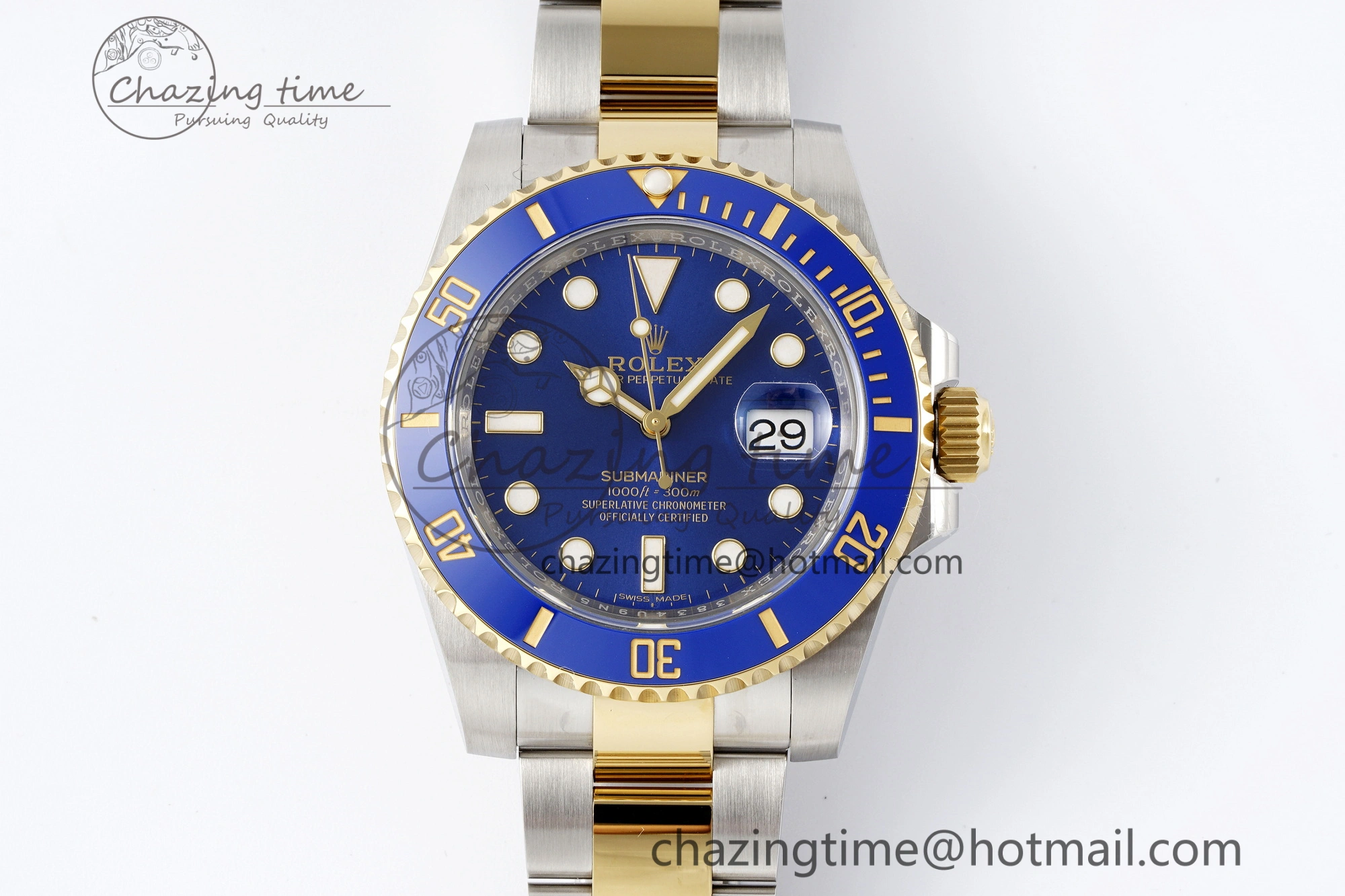 Submariner 116613 LB Blue Ceramic AR+F 1:1 Best Edition 904L SS Case and Bracelet VR3135