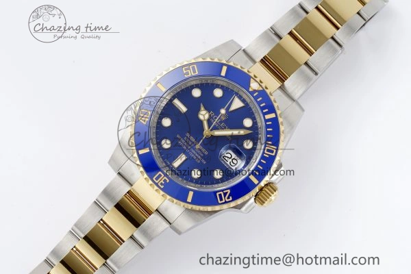 Submariner 116613 LB Blue Ceramic AR+F 1:1 Best Edition 904L SS Case and Bracelet VR3135