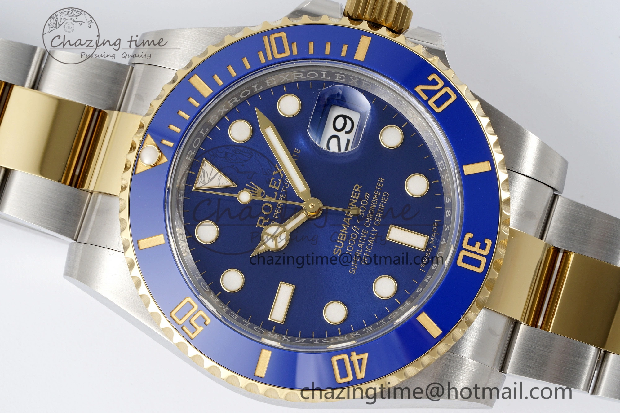 Submariner 116613 LB Blue Ceramic AR+F 1:1 Best Edition 904L SS Case and Bracelet VR3135