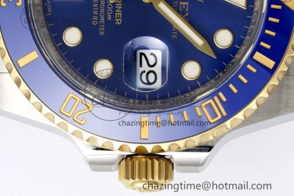 Submariner 116613 LB Blue Ceramic AR+F 1:1 Best Edition 904L SS Case and Bracelet VR3135